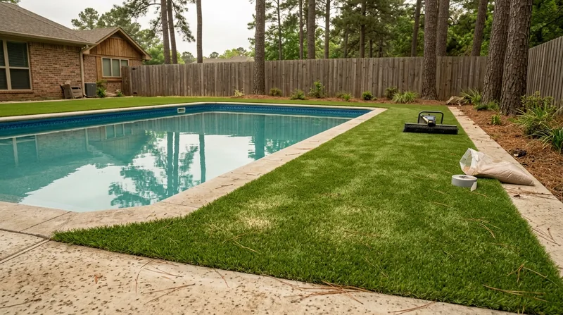 Pool Surround Turf Tyler